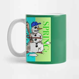 Snowman Think Spring Mug